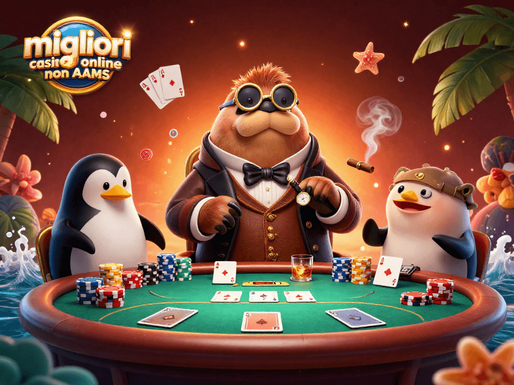 Gioca nei migliori casino online non AAMS con il nostro walrus e il poker emotivo!