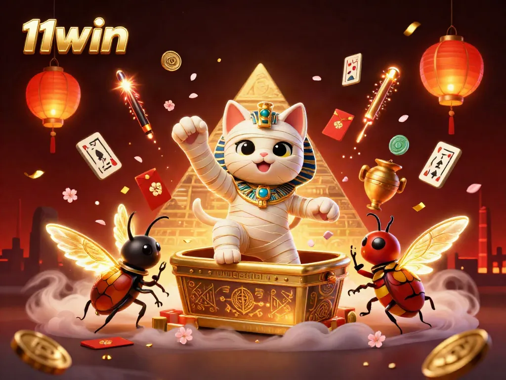 Experience thrilling gameplay and lucky wins at 11win with fantastic characters and vibrant casino elements.