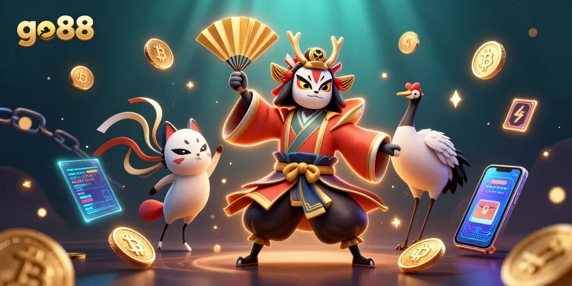 Experience thrilling gameplay with go88's exciting casino gaming elements and vibrant characters.