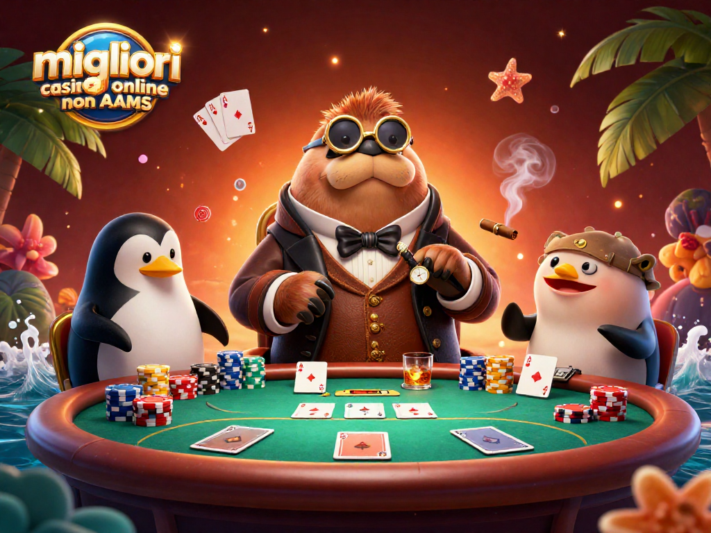 Gioca nei migliori casino online non AAMS con il nostro walrus e il poker emotivo!